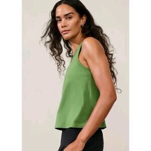 Athleta Tank Top Women’s Essential Green Size Large EUC
